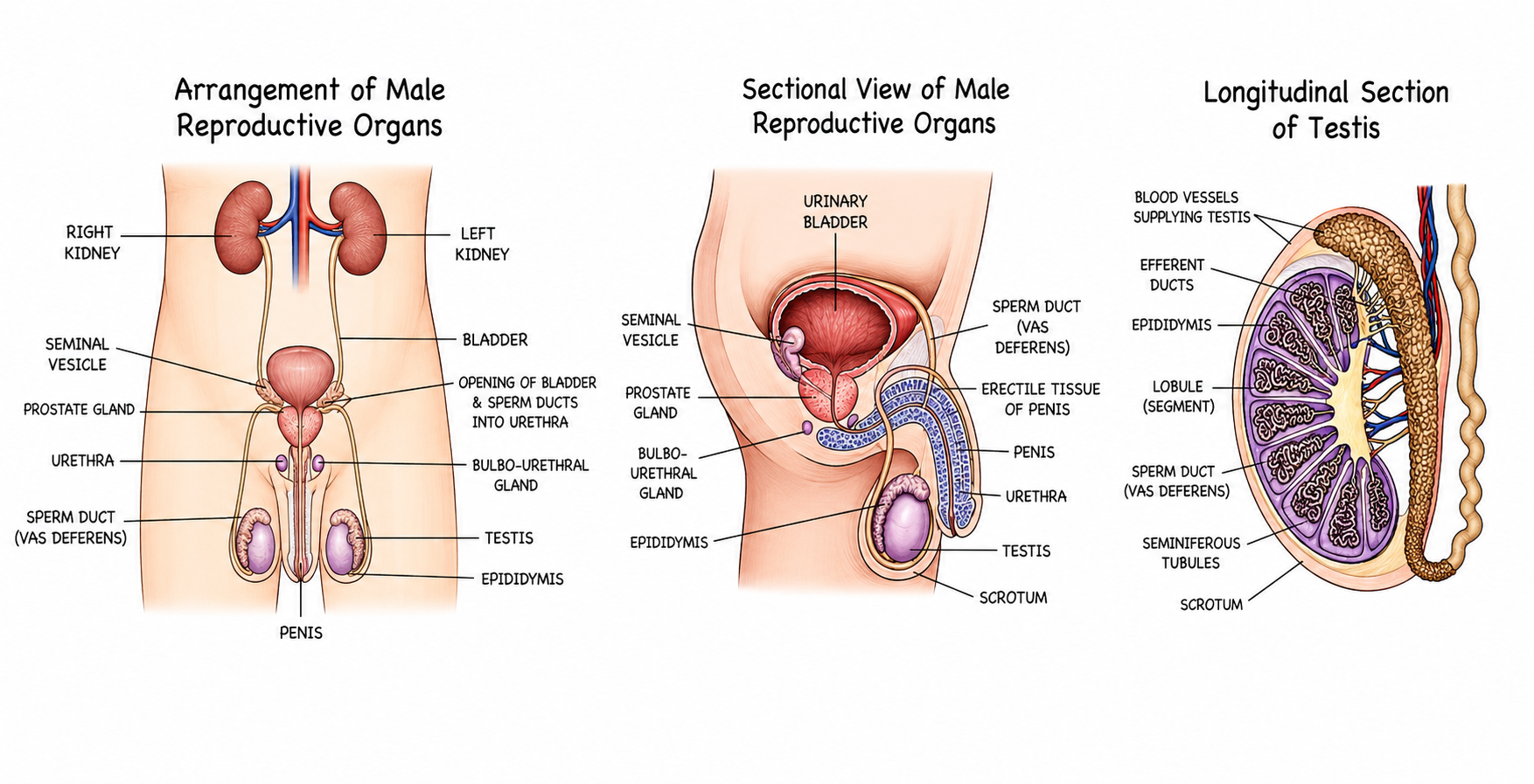 Fig. 11.1 Human male reproductive system